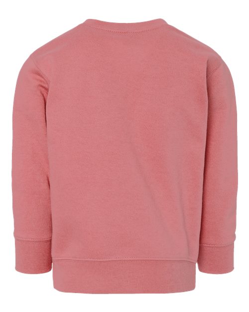 Rabbit Skins Toddler Fleece Crewneck Sweatshirt-2