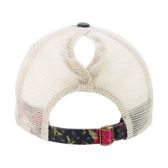 Infinity Her Women's Printed Bill with Mesh Back Cap-3