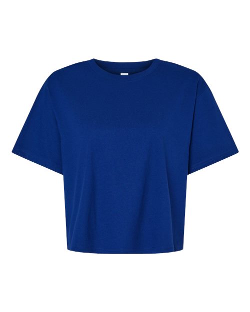 American Apparel Women's Fine Jersey Boxy Tee-1