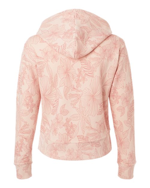 MV Sport Women's Maddie Floral Print Hooded Sweatshirt-2