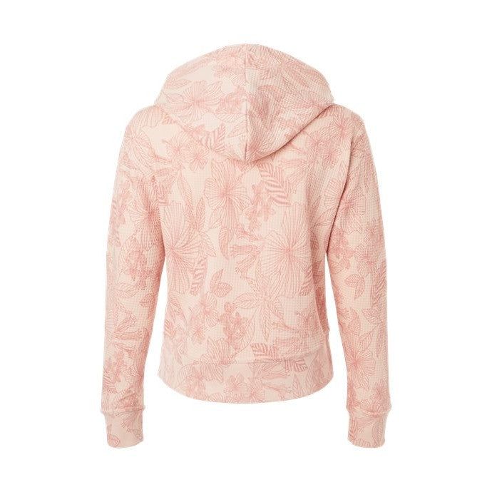 MV Sport Women's Maddie Floral Print Hooded Sweatshirt-2