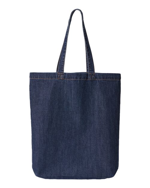Liberty Bags Cotton Denim Gusseted Tote Bag-2