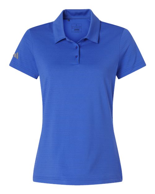 adidas Women's Textured Stripe Polo-1