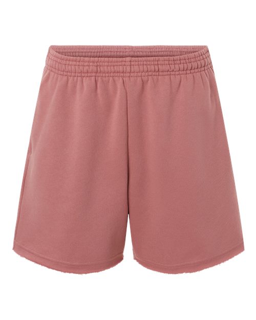 BELLA + CANVAS Women's Cutoff Fleece Shorts-1