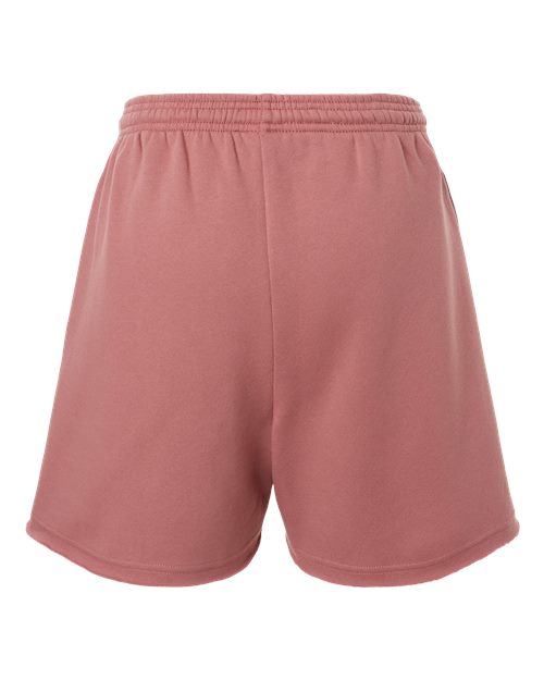 BELLA + CANVAS Women's Cutoff Fleece Shorts-2
