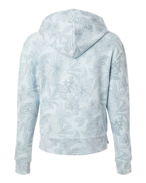 MV Sport Women's Maddie Floral Print Hooded Sweatshirt-2