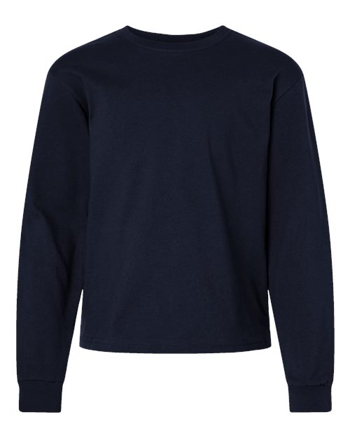 BELLA + CANVAS Youth 6oz. Heavyweight Long Sleeve Tee-1