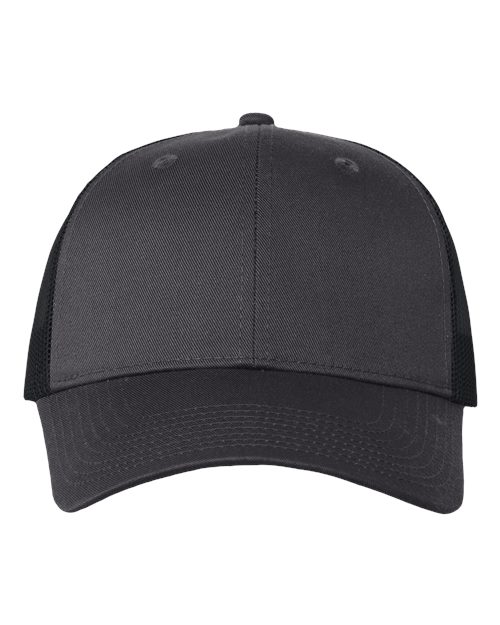 Valucap Mesh-Back Twill Trucker Cap-1