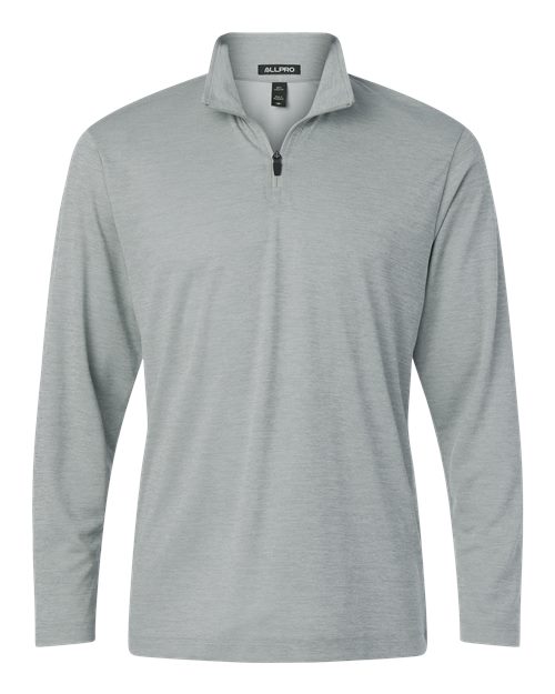 AllPro Men's Pro-Lock Performance Mélange Quarter-Zip Pullover-1
