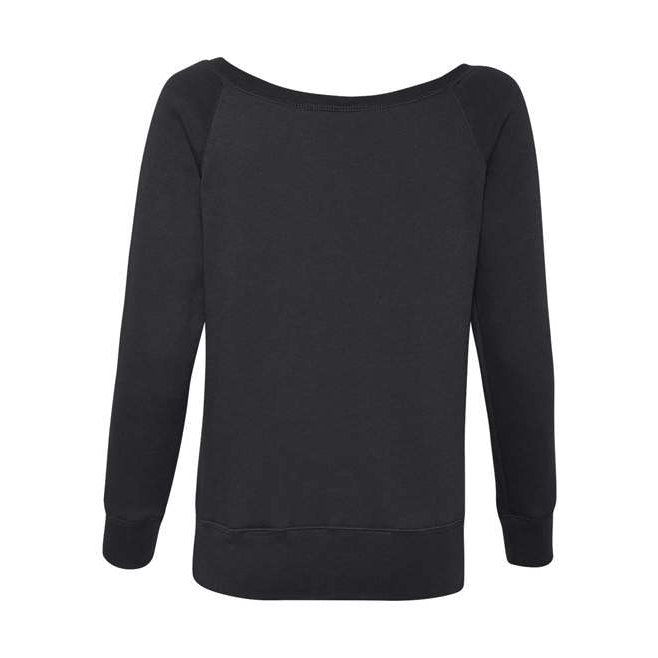 BELLA + CANVAS Women's Sponge Fleece Wide-Neck Sweatshirt BC7501-3