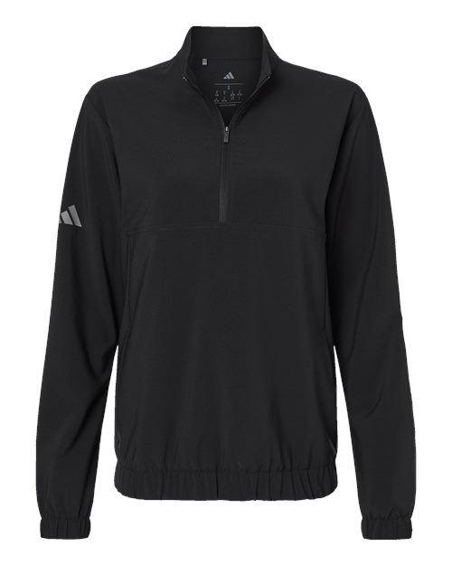 adidas Women's Stretch Woven Half-Zip Pullover-1