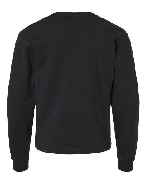 BELLA + CANVAS Youth 6oz. Heavyweight Long Sleeve Tee-2