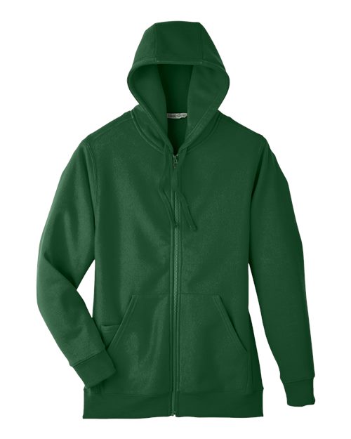 Team 365 Men's Zone HydroSport Heavyweight Full-Zip Hooded Sweatshirt-1