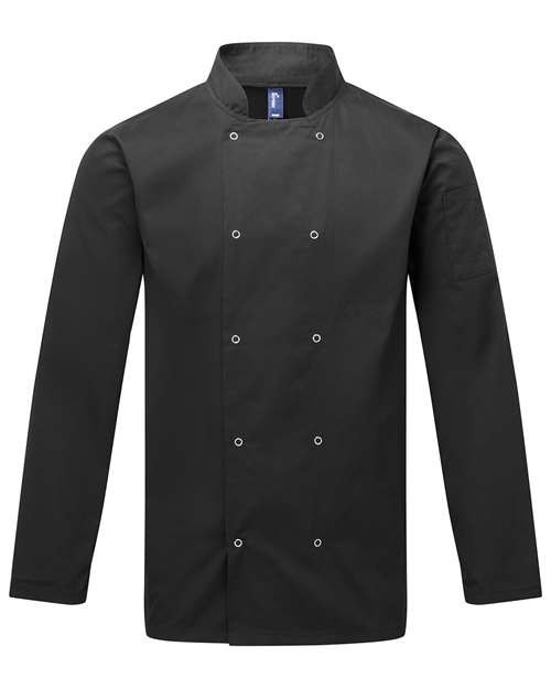 Artisan Collection by Reprime Men's Ten Studded Front Chef Coat-1