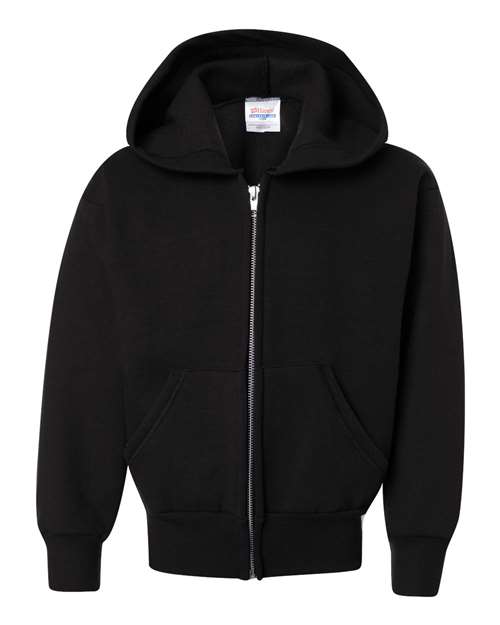 Youth EcoSmart Full-Zip Hooded Sweatshirt-1