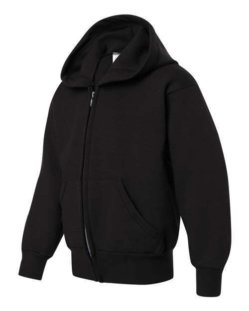 Youth EcoSmart Full-Zip Hooded Sweatshirt-2