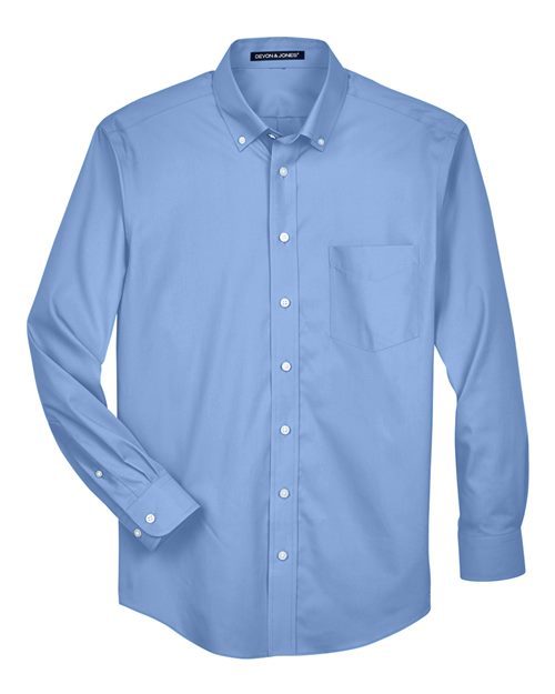 Devon & Jones Men's Crown Collection Oxford Woven Dress Shirt-1