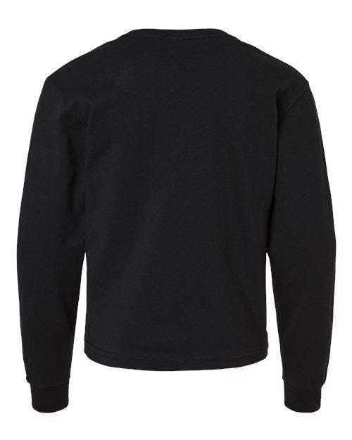 BELLA + CANVAS Youth 6oz. Heavyweight Long Sleeve Tee-2