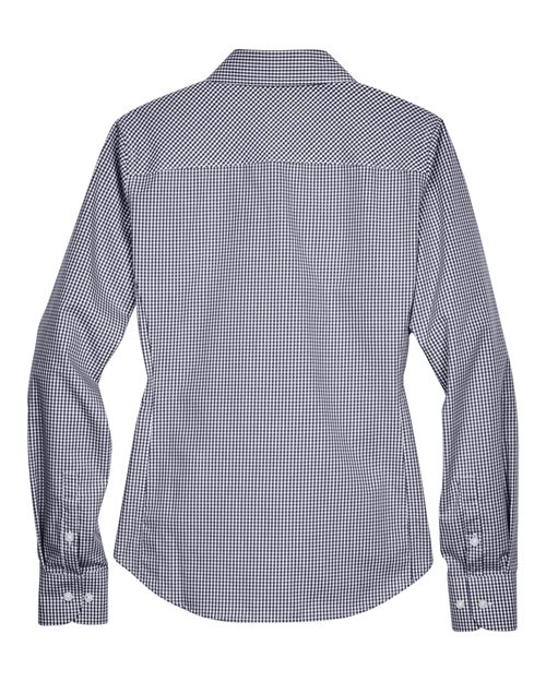 Devon & Jones Women's Crown Collection Gingham Check Woven Dress Shirt-2