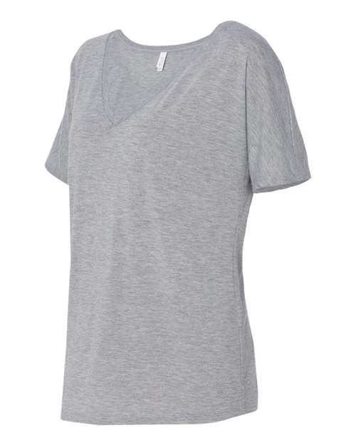Bella + Canvas Women's Slouchy V-Neck Tee-2