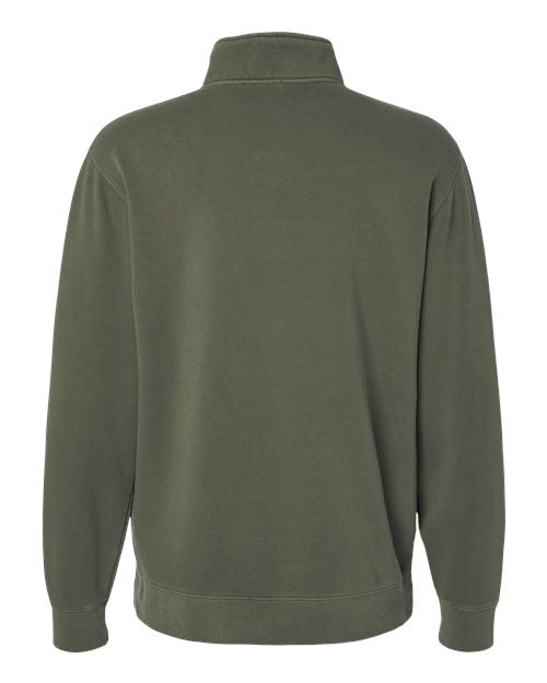 Independent Trading Co. Men's Pigment-Dyed Quarter-Zip Pullover-2