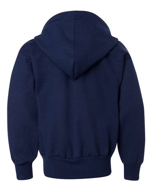 Youth EcoSmart Full-Zip Hooded Sweatshirt-3