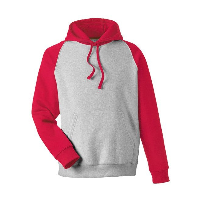 Team 365 Men's Zone HydroSport Heavyweight Colorblock Hooded Sweatshirt-1