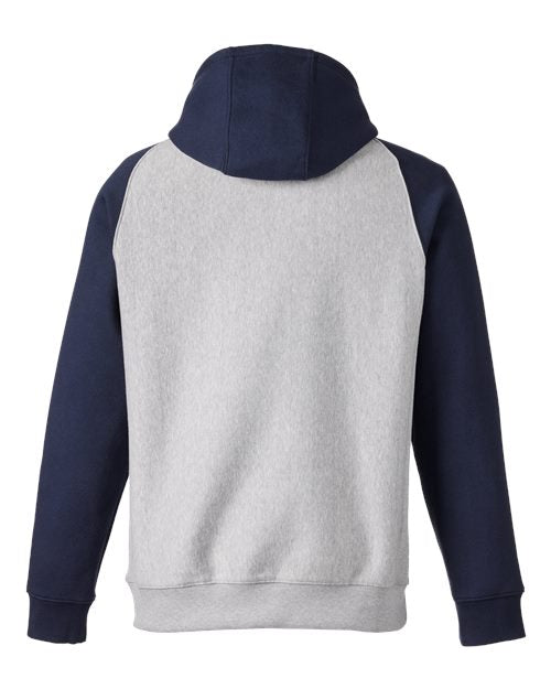 Team 365 Men's Zone HydroSport Heavyweight Colorblock Hooded Sweatshirt-2