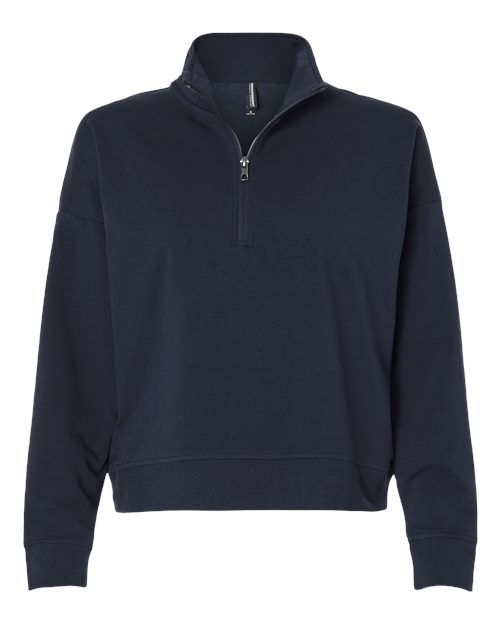 Independent Trading Co. Women's Perform Quarter-Zip Pullover-1