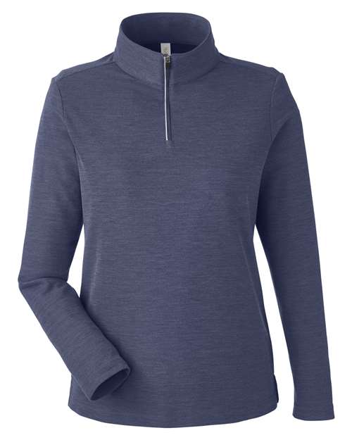 CORE365 Women's Fusion ChromaSoft Pique Quarter-Zip Pullover-1