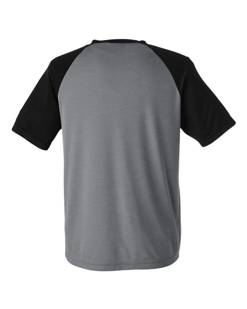 Team 365 Men's Zone Colorblock Raglan T-Shirt-2