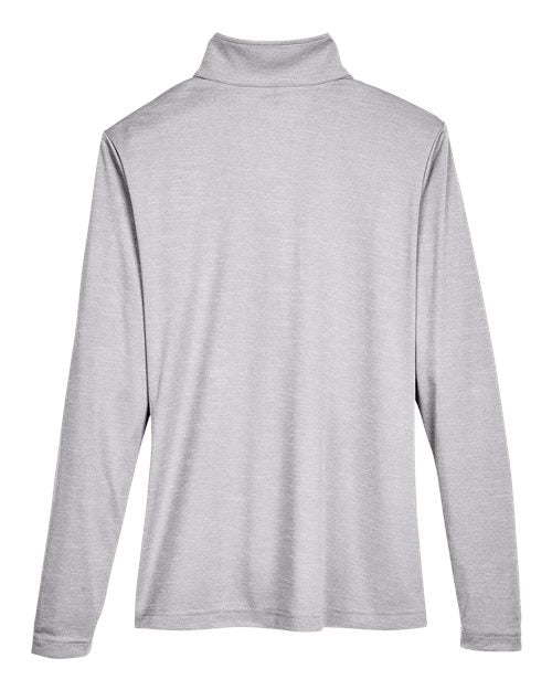 Team 365 Women's Zone Sonic Heather Performance Quarter-Zip Pullover-2