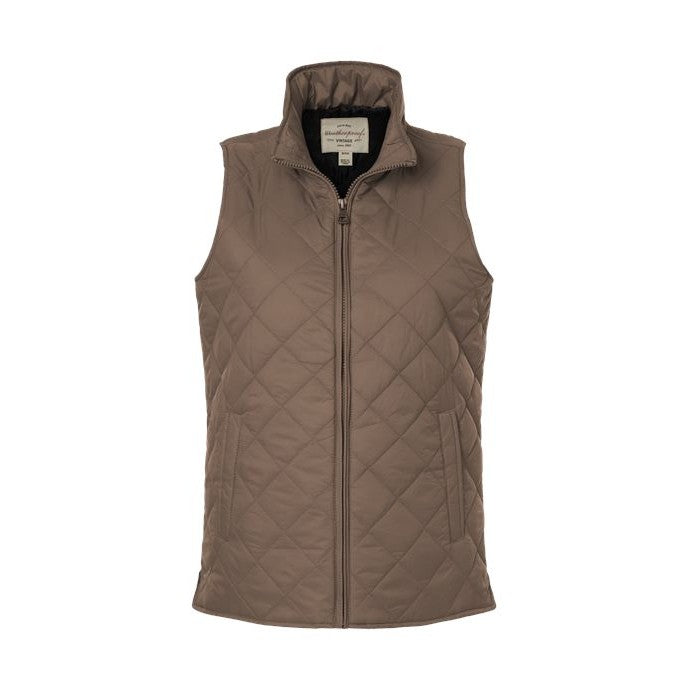 Weatherproof Women's Vintage Diamond Quilted Vest-1