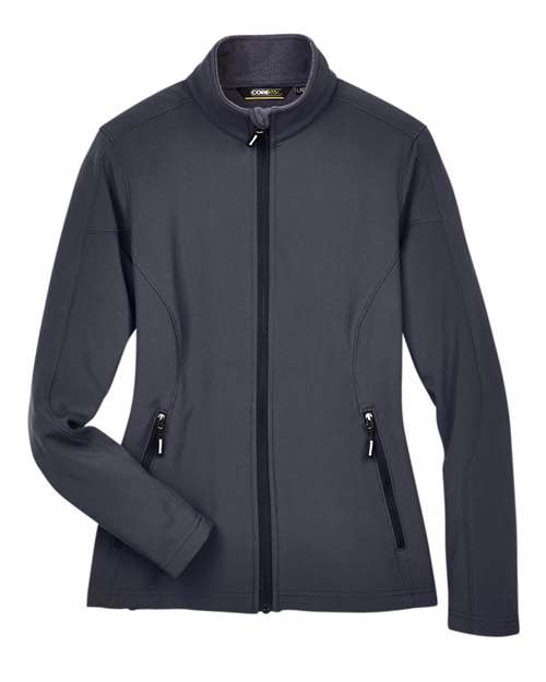 CORE365 Women's Cruise Two-Layer Fleece Bonded Soft Shell Jacket-1