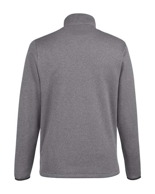 CORE365 Men's Venture Heathered Stripe Quarter-Zip Pullover-2