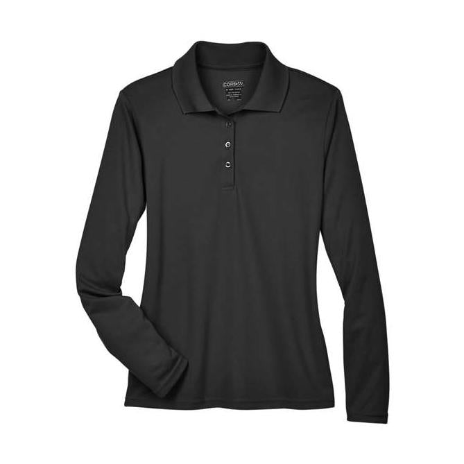 CORE365 Women's Pinnacle Performance Long Sleeve Piqué Polo-1