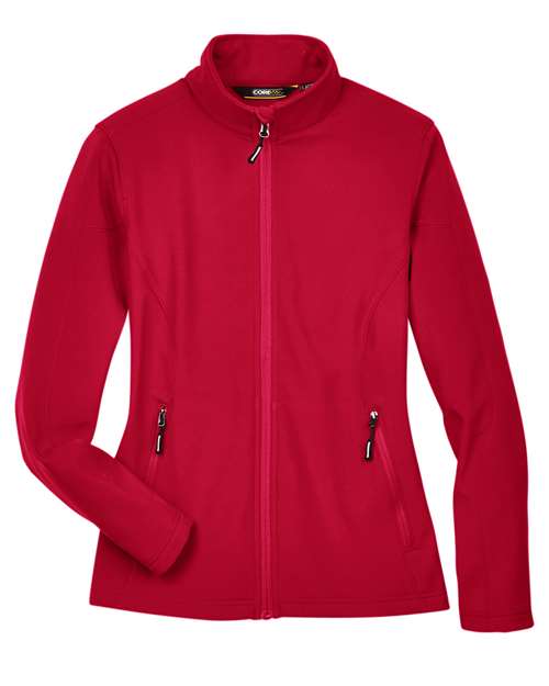 CORE365 Women's Cruise Two-Layer Fleece Bonded Soft Shell Jacket-1