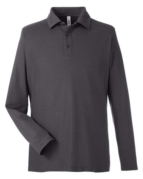 CORE365 Men's Fusion ChromaSoft Long Sleeve Pique Polo-1