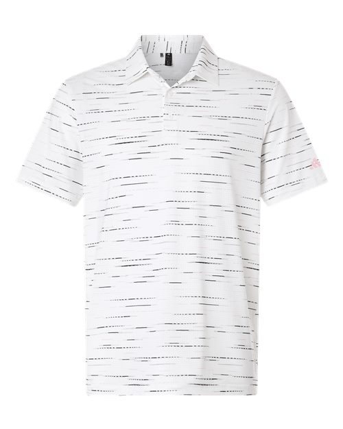 adidas Men's Ultimate365 Mesh Glimmer Print Polo-1