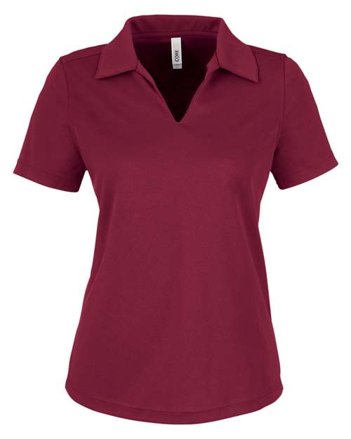 CORE365 Women's Market Snag Protect Mesh Polo-1