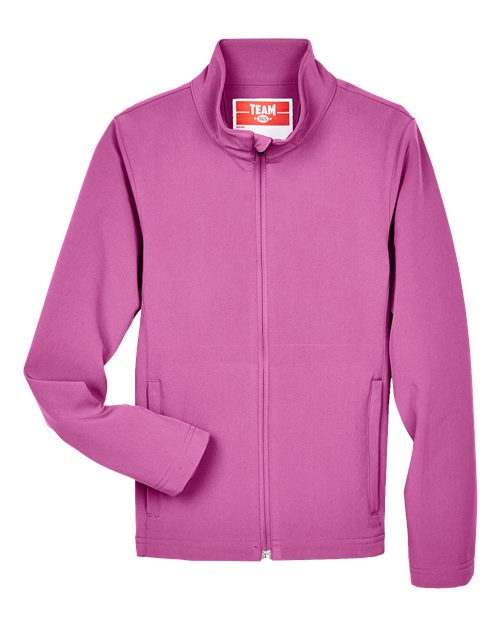 Team 365 Youth Leader Soft Shell Jacket-1