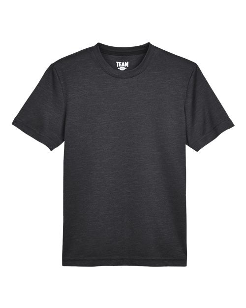 Team 365 Youth Sonic Heather Performance T-Shirt-1