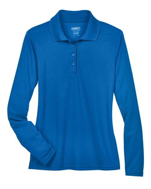 CORE365 Women's Pinnacle Performance Long Sleeve Piqué Polo-1