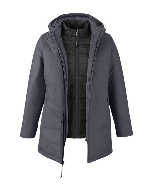 CORE365 Women's Inspire 3-in-1 Jacket with Insulated Liner-1