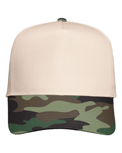 Valucap Five-Panel Twill Cap-1