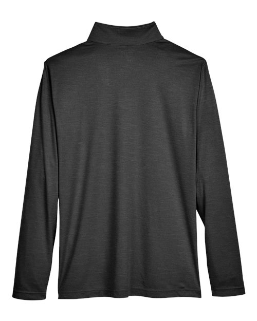 Team 365 Men's Zone Sonic Heather Performance Quarter-Zip Pullover-2