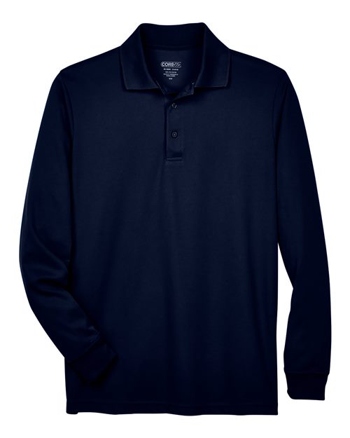 CORE365 Men's Tall Pinnacle Performance Long Sleeve Piqué Polo-1