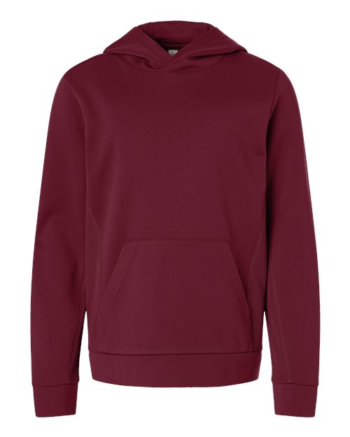 Team 365 Youth Squad Hooded Tech Fleece Pullover-1