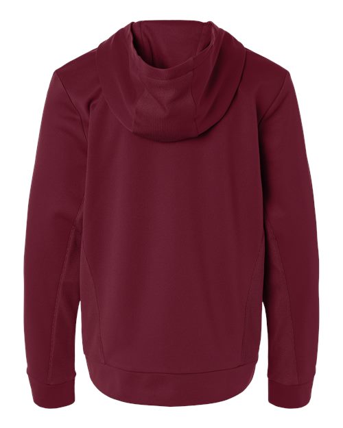 Team 365 Youth Squad Hooded Tech Fleece Pullover-2