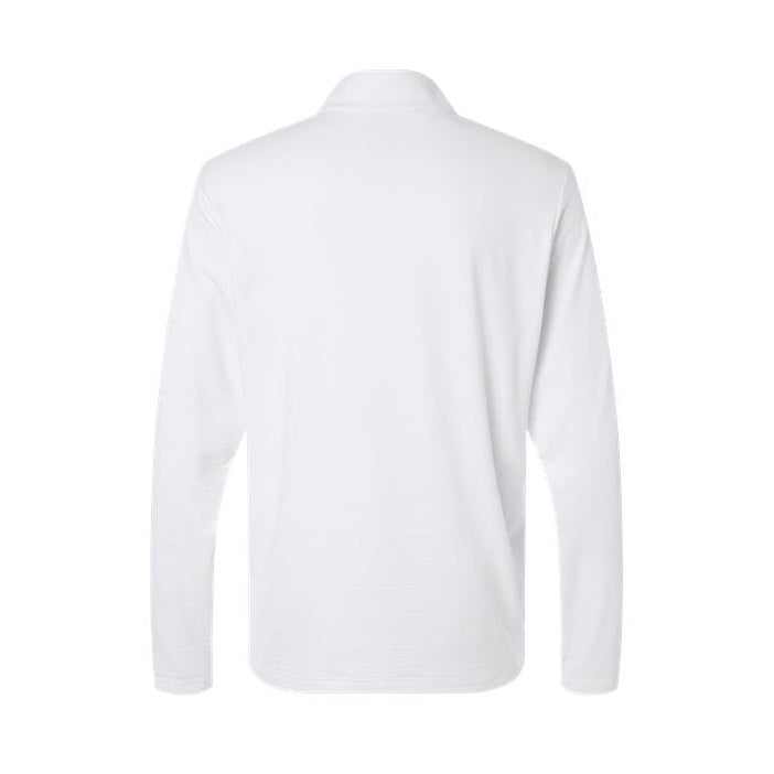 adidas Men's Textured Stripe Quarter-Zip Pullover-2